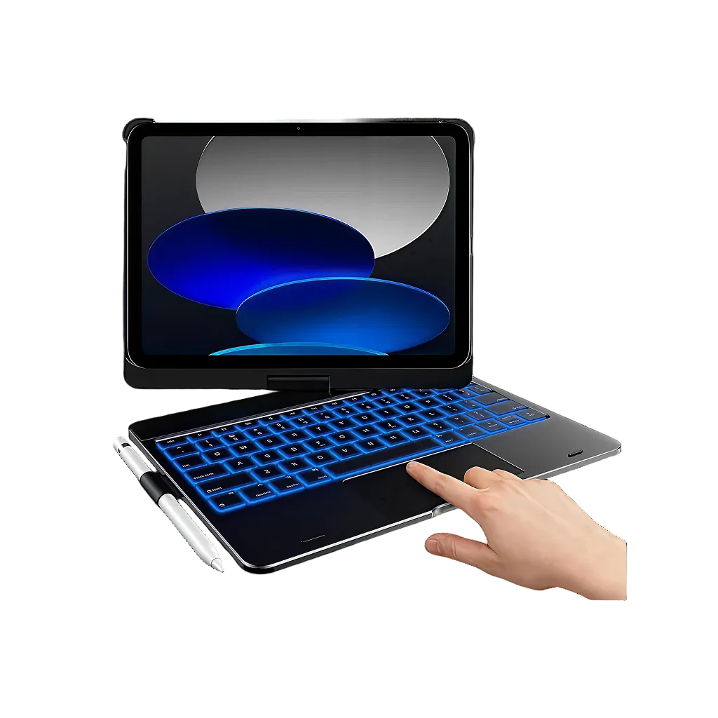 Flexbook Touch 360° Rotating Keyboard with Trackpad for iPad 10.9-inch (10th Gen / A16)