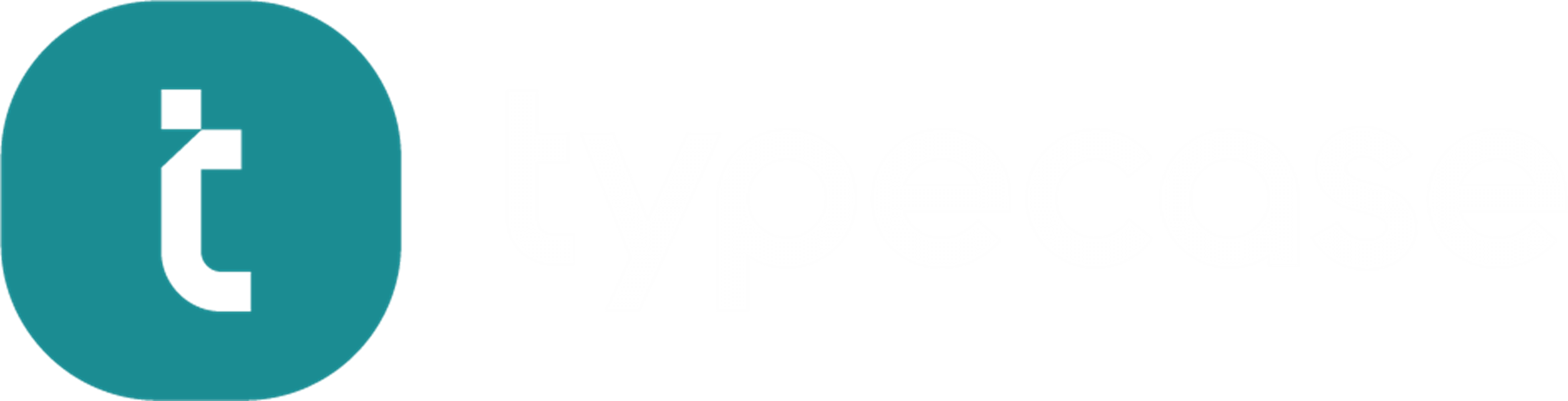 Typecase_logo_-_green_white_-_rectangle