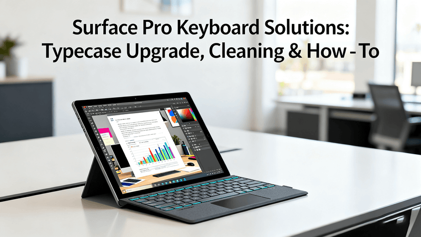 Surface Pro Keyboard Solutions Typecase Upgrade, Cleaning & How-To