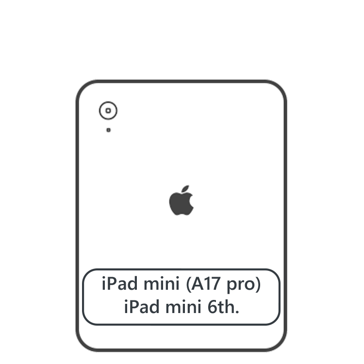 iPad Mini A17 Pro & Mini 6 Keyboard Cases