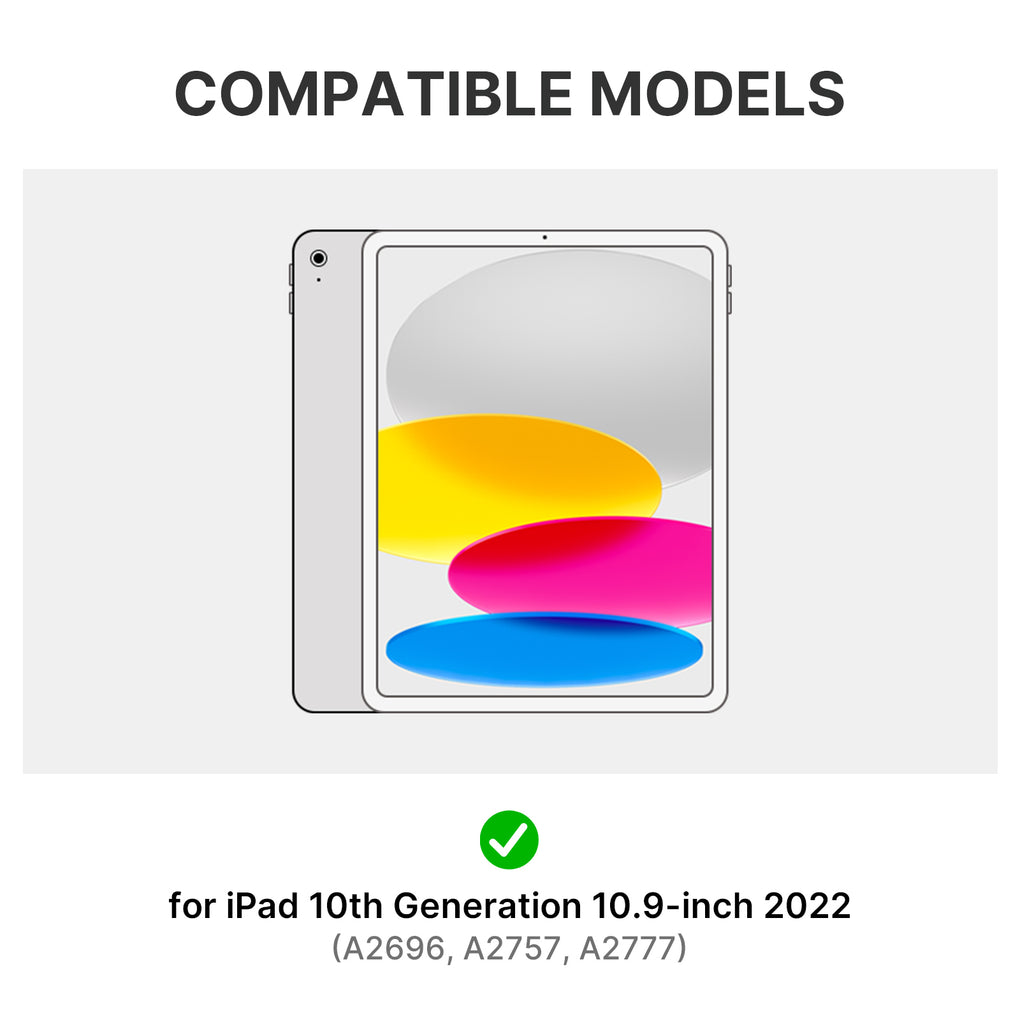 typecase Teclado magnético Edge compatible con iPad Pro 12.9 (6ª generación  2022), panel táctil, retroiluminación de 10 colores compatible con iPad
