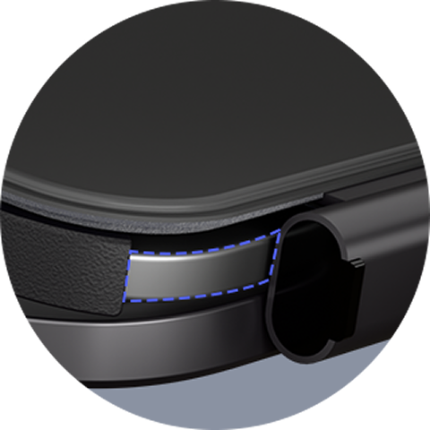 Open-bottom Design forForm-fitting Closure