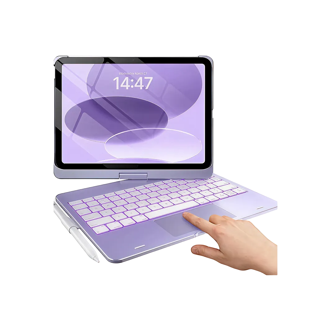 Flexbook Touch 360° Rotating Keyboard with Trackpad for iPad 10.9-inch (10th Gen / A16)