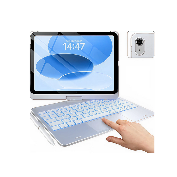 Flexbook Touch 360° Rotating Keyboard with Trackpad for iPad 10th Gen