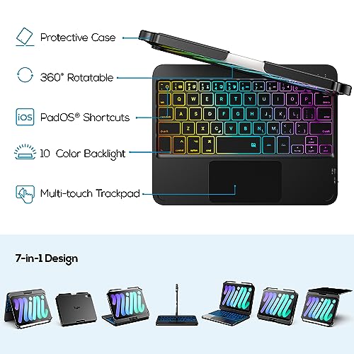 ipad mini 6 keyboard case trackpad