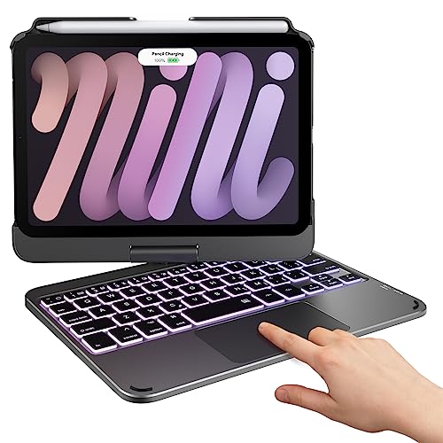 Typecase Touch Keyboard Case for iPad Mini 6 - Trackpad - Wireless Cas