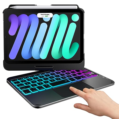 iPad mini第7世代　Keyboard Apple Pencil Pro Keyboard Case for iPad Mini 7 (A17 Pro) /Mini 6, Cute Slim