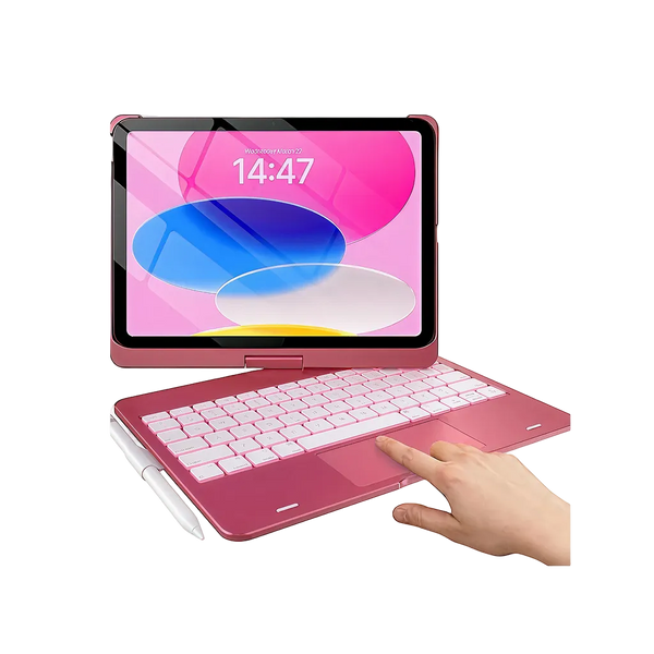 Flexbook Touch 360° Rotating Keyboard with Trackpad for iPad 10.9-inch (10th Gen / A16)