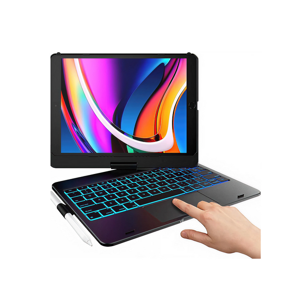 Flexbook Touch 360° Rotating Keyboard with Trackpad for iPad 9th/8th/7th Gen 10.2