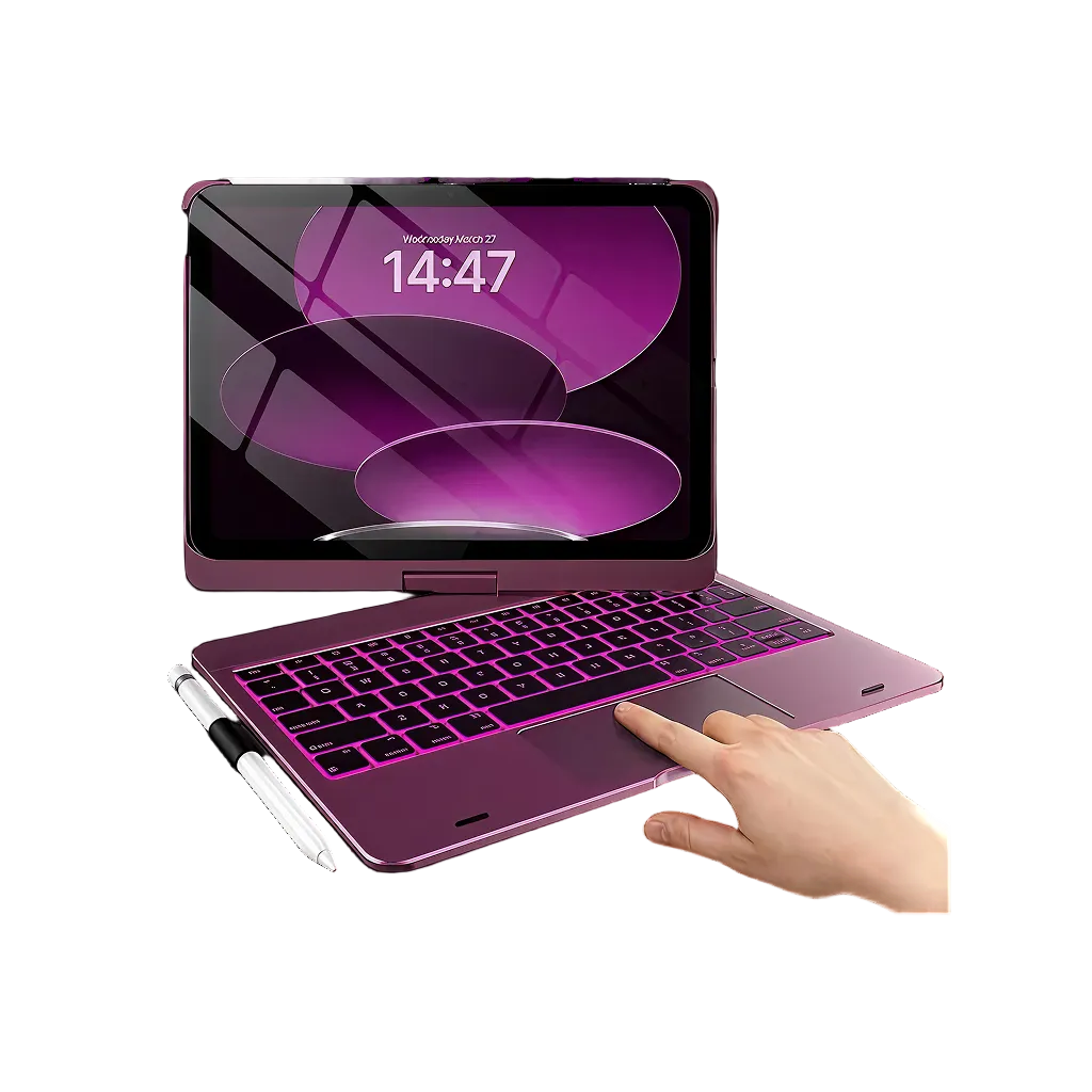 Flexbook Touch 360° Rotating Keyboard with Trackpad for iPad 10.9-inch (10th Gen / A16)
