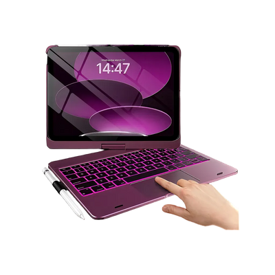 Flexbook Touch 360° Rotating Keyboard with Trackpad for iPad 10.9-inch (10th Gen / A16)