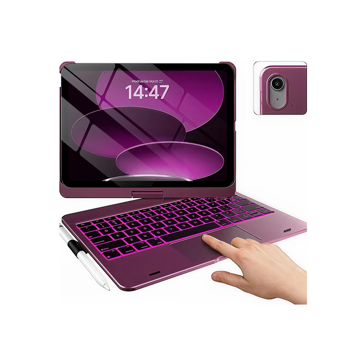 Flexbook Touch 360° Rotating Keyboard with Trackpad for iPad 10th