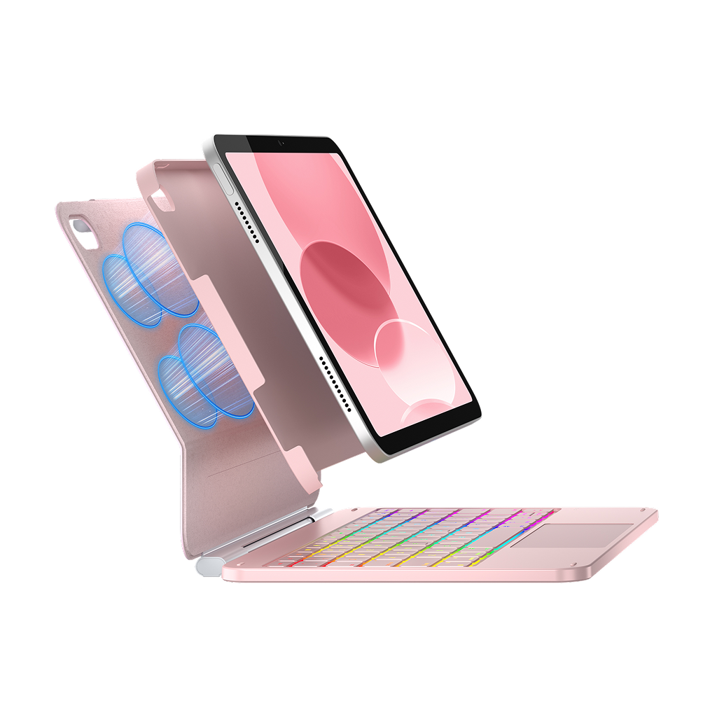 Edge+ Detachable Magic Keyboard Case with Trackpad for iPad Air 11-inch / Pro 11-inch (4th Gen & Earlier) & Air 10.9-inch & iPad 10.9-inch