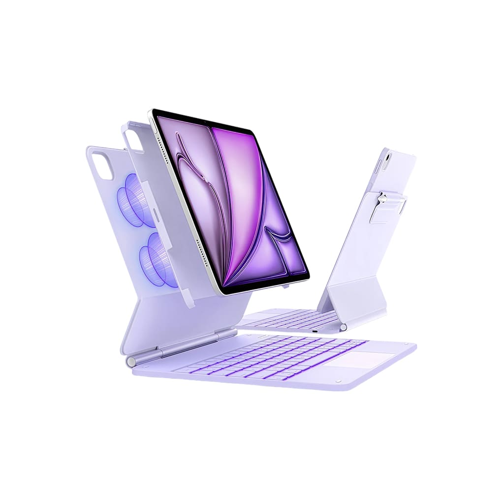 Edge+ Detachable Magic Keyboard Case with Trackpad for iPad Pro 12.9-inch (6th-3rd Gen) & Air 13-inch
