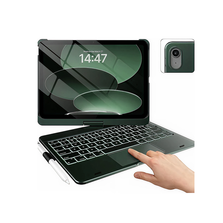 Flexbook Touch 360° Rotating Keyboard with Trackpad for iPad 10th