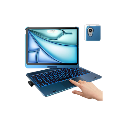 Flexbook Touch 360° Rotating Keyboard with Trackpad for 11" iPad Air M4/M3/M2