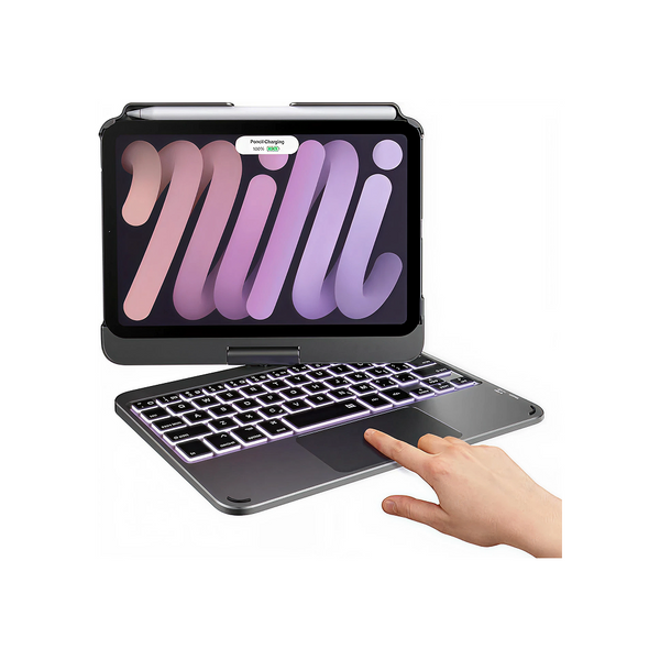 Flexbook Touch 360° Rotating Keyboard with Trackpad for iPad Mini (A17 Pro)