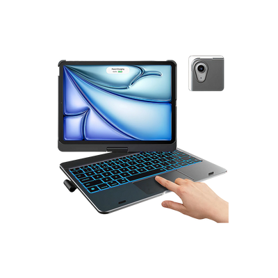 Flexbook Touch 360° Rotating Keyboard with Trackpad for 11" iPad Air M4/M3/M2