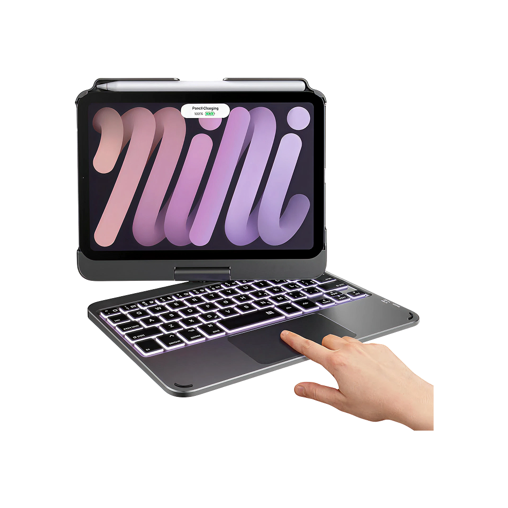 Flexbook Touch 360° Rotating Keyboard with Trackpad for iPad mini