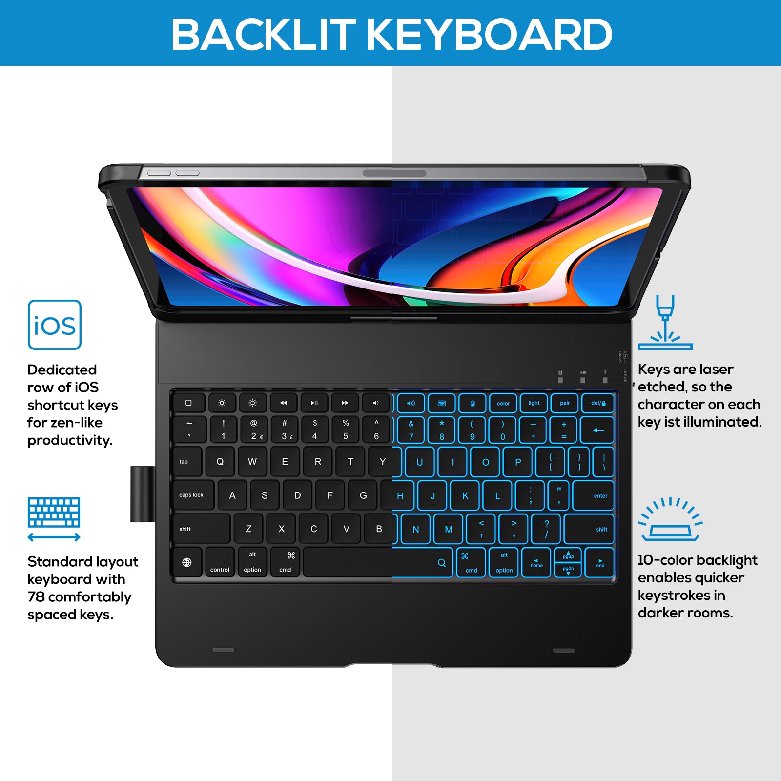 Flexbook 360° Rotating Keyboard Case
