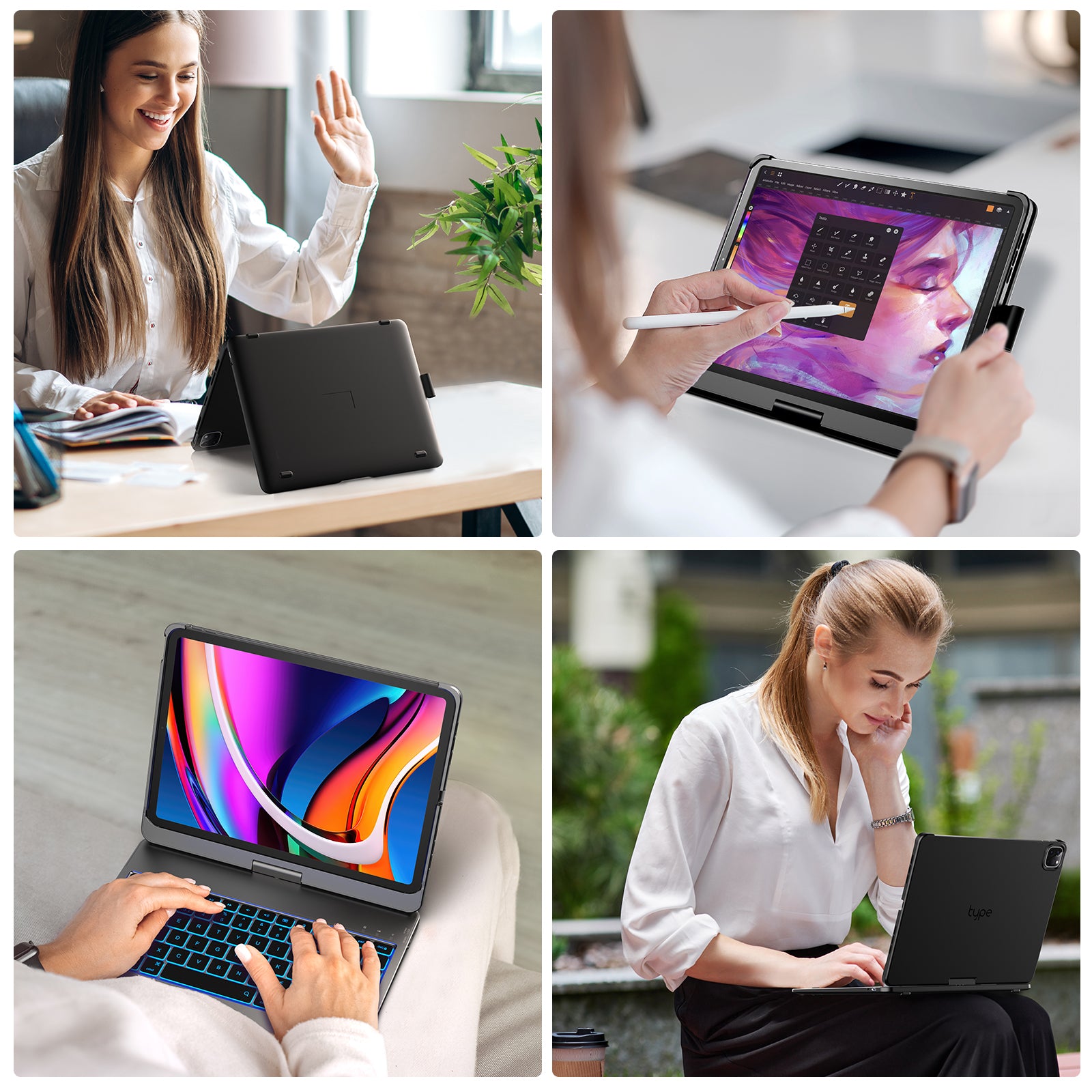 Flexbook 360° Rotating Keyboard Case