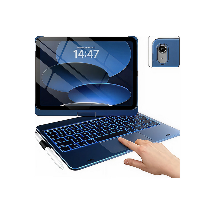 Flexbook Touch 360° Rotating Keyboard with Trackpad for iPad 10th