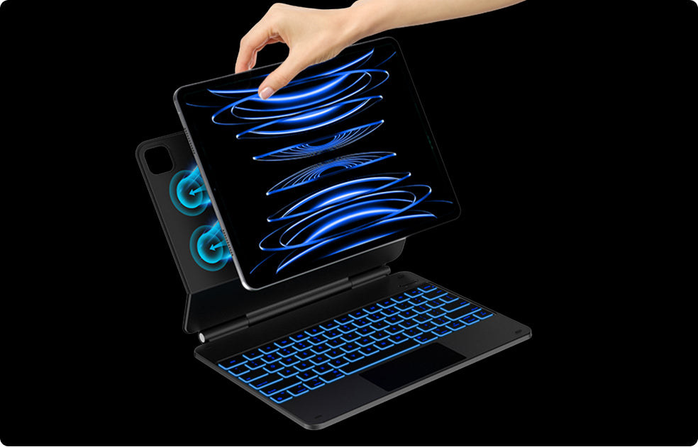 Quick-Set Magnetically Attached