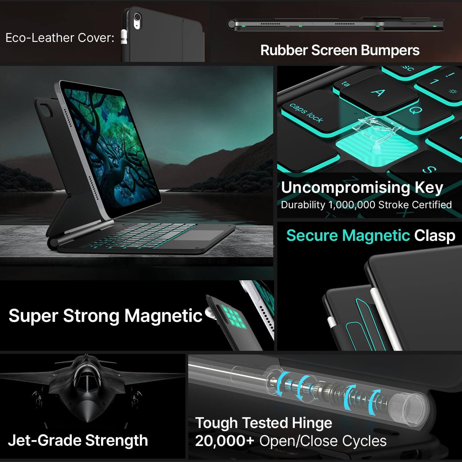 Edge 206-100_ipad a16 keyboard and ipad 10th gen case with keyboard